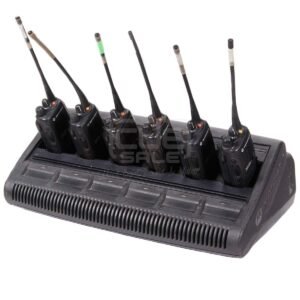 Motorola GP340 Kit of 6 Walkie Talkie with Charging Station